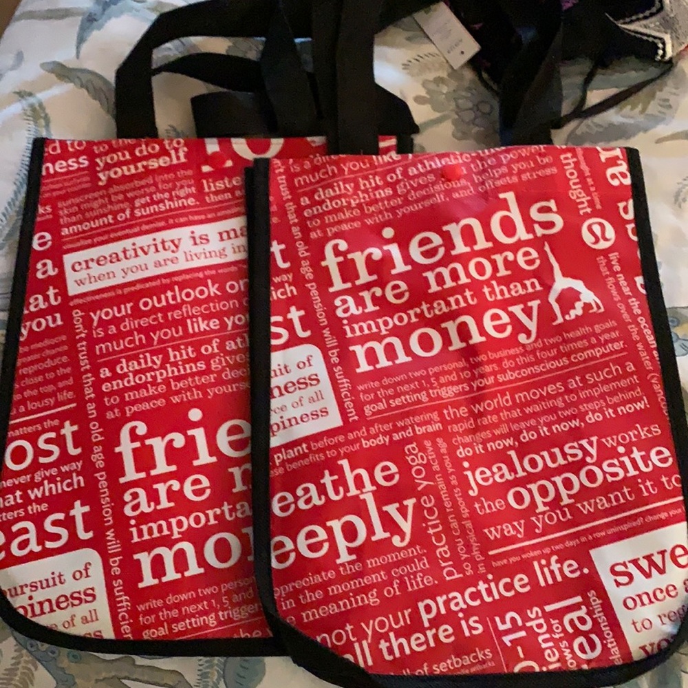 Lululemon bags . Small